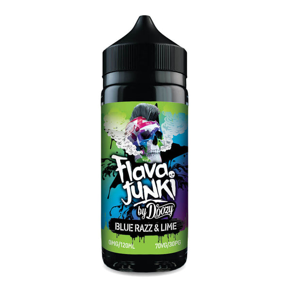 Flava Junki Blue Razz and Lime by Doozy Vape