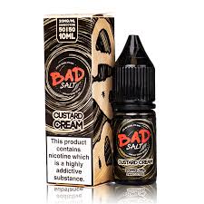 Custard Cream Nic Salts by Bad Juice 10ml