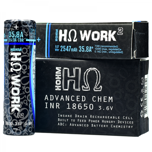 Hohm Work 2 18650 Battery by Hohm Tech