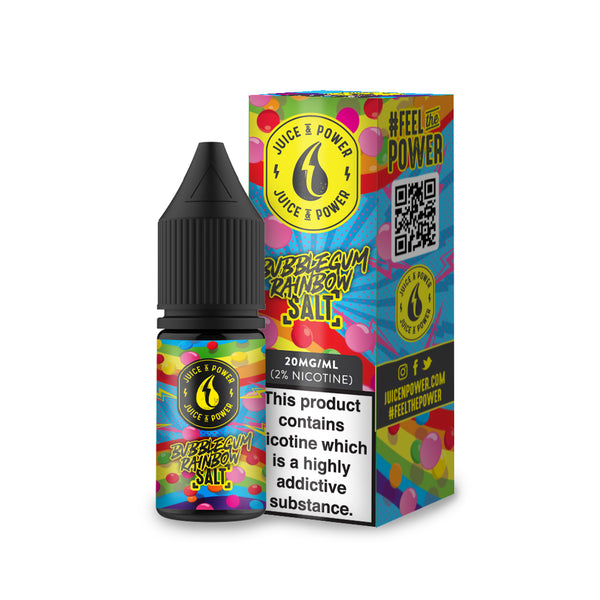 Bubblegum Rainbow Nic Salts by Juice N Power