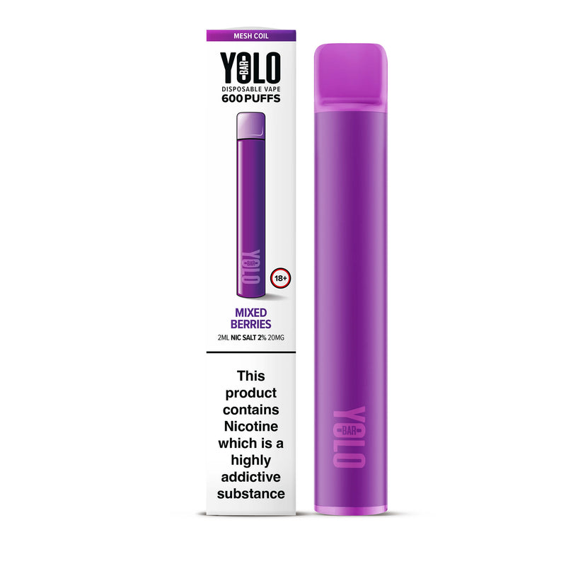 YOLO Mesh M600 Disposable Vape Bar