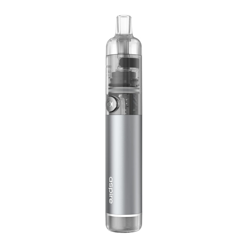 Aspire Cyber G Kit - Silver - Side View