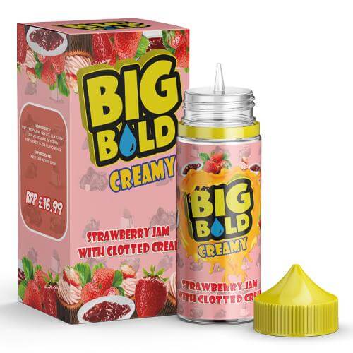 Strawberry Jam and Clotted Cream by Big Bold 100ml