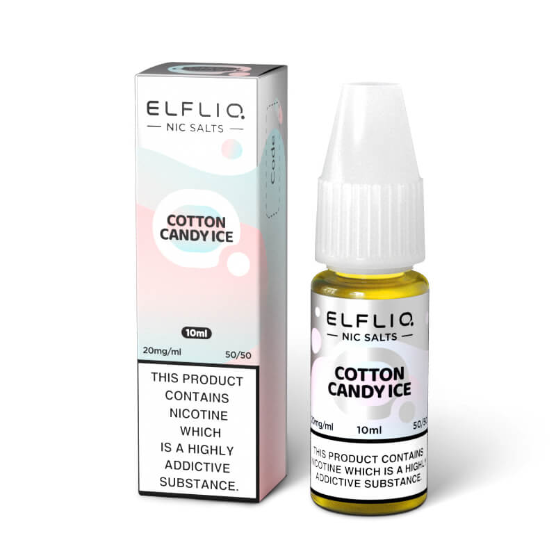 Elf Bar ELFLIQ - Cotton Candy Ice Nic Salt E-Liquid