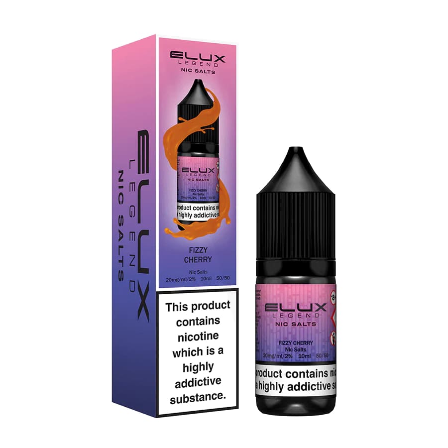 Fizzy Cherry Elux Legend Nic Salts by Eluxtech