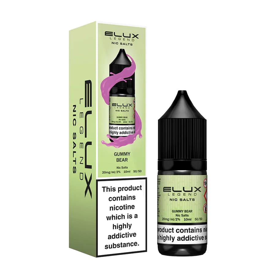Gummy Bear Elux Legend Nic Salts by Eluxtech