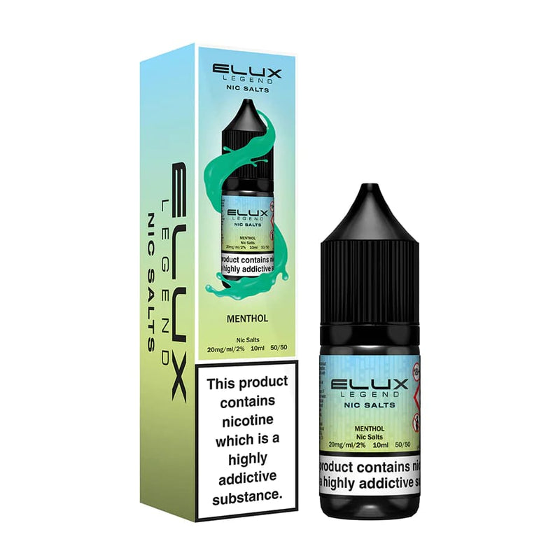 Menthol Elux Legend Nic Salts by Eluxtech