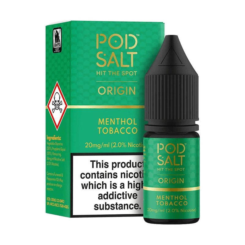 Origin Menthol Tobacco by Pod Salt 10ml