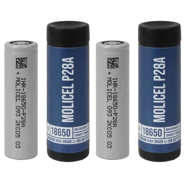 P28A 2800mah 25A 18650 Battery (2-Pack) by Molicel