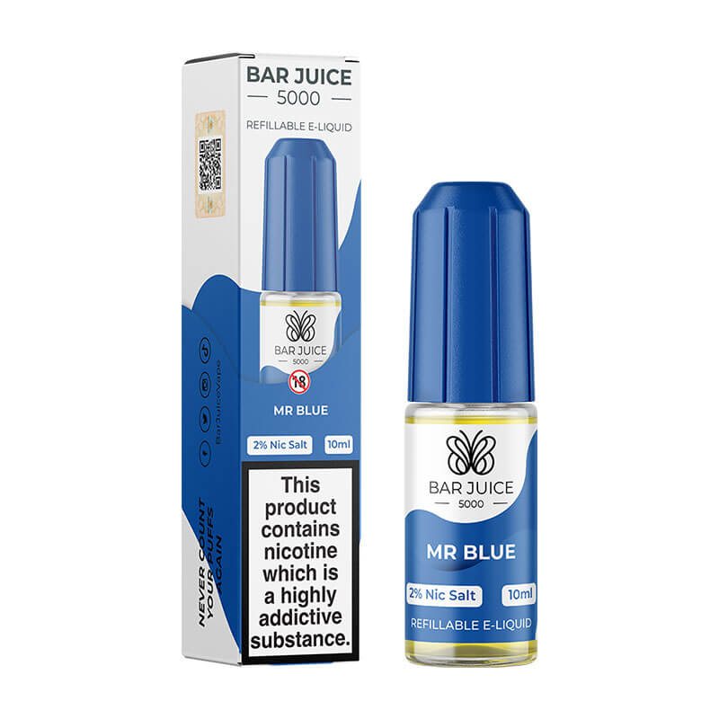 Mr Blue Nic Salt E-Liquid by Bar Juice 5000