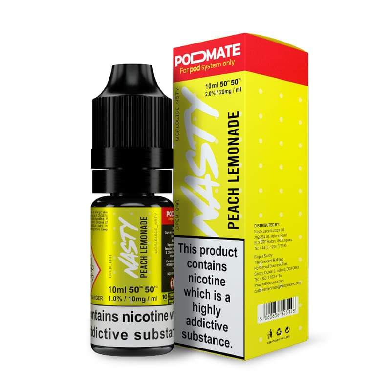 Podmate Peach Lemonade by Nasty Juice