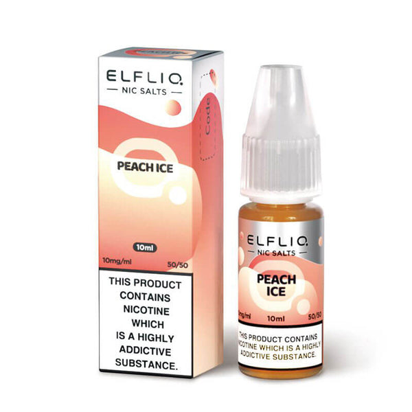 Elf Bar ELFLIQ - Peach Ice Nic Salt E-Liquid