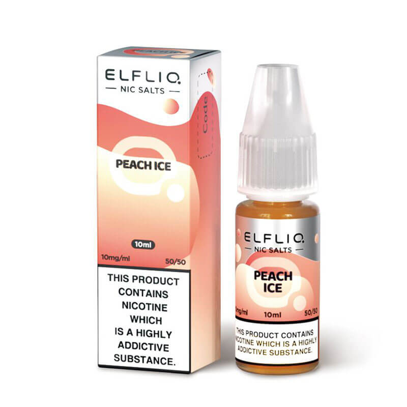 Elf Bar ELFLIQ - Peach Ice Nic Salt E-Liquid