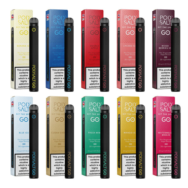 Pod Salt Go Disposable Vape Kit All Flavours