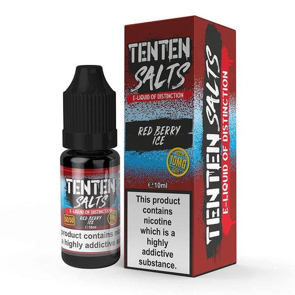 Red Berry Ice Salts by TENTEN | 3 for £9.99 | Royal Flush Vape