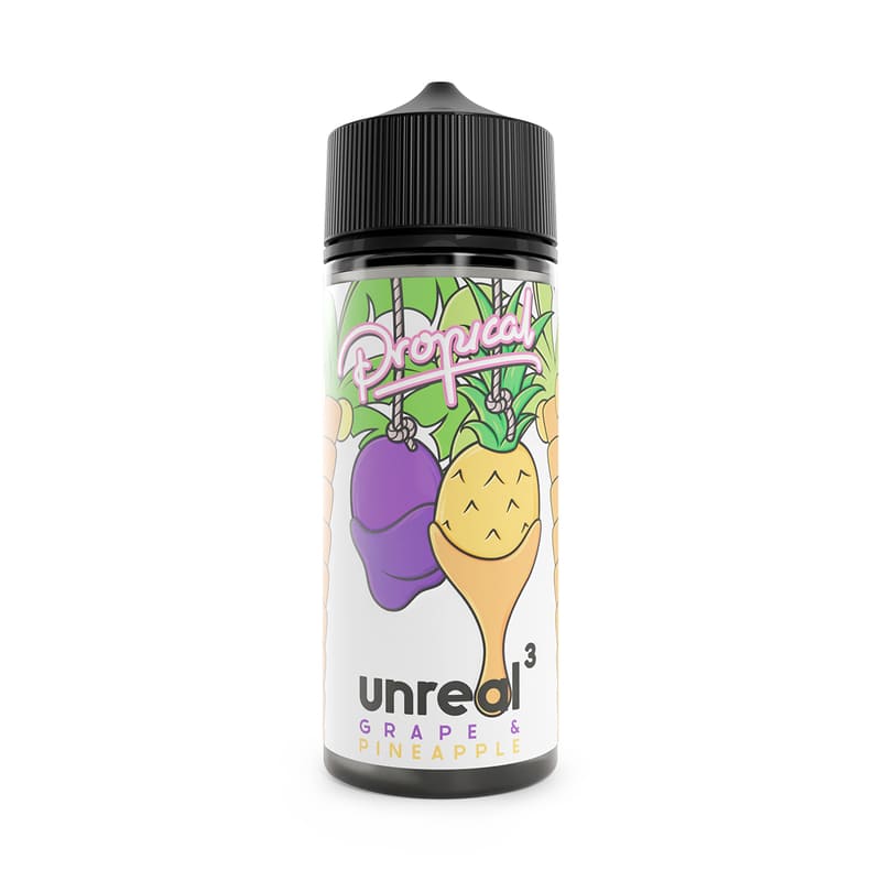 Grape & Pineapple Shortfill E-Liquid by Unreal 3