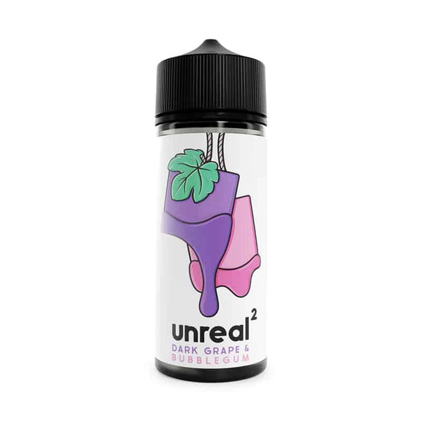 Dark Grape & Bubblegum Shortfill E-Liquid by Unreal 2
